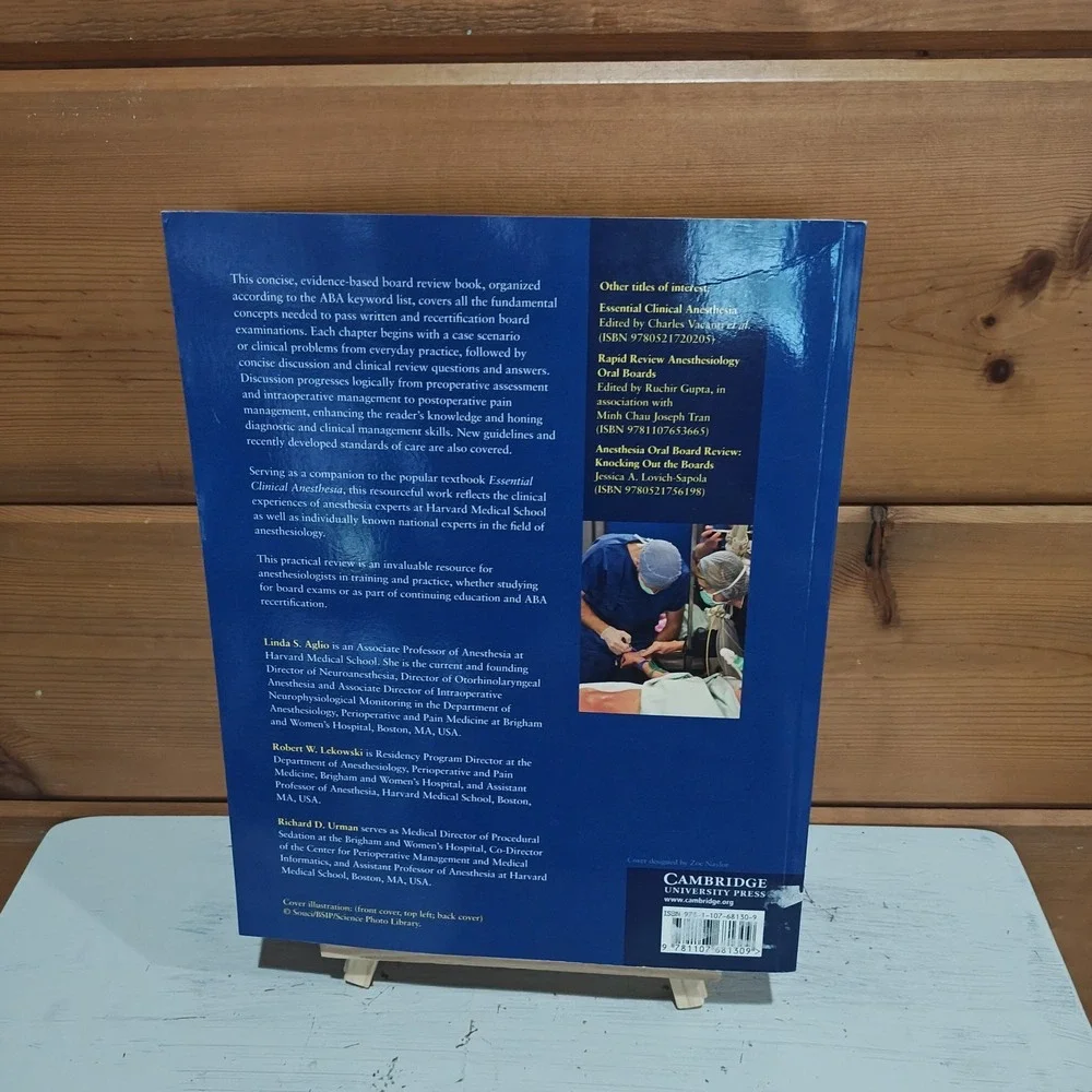 Essential Clinical Anesthesia Review by Aglio,Linda S. Paperback